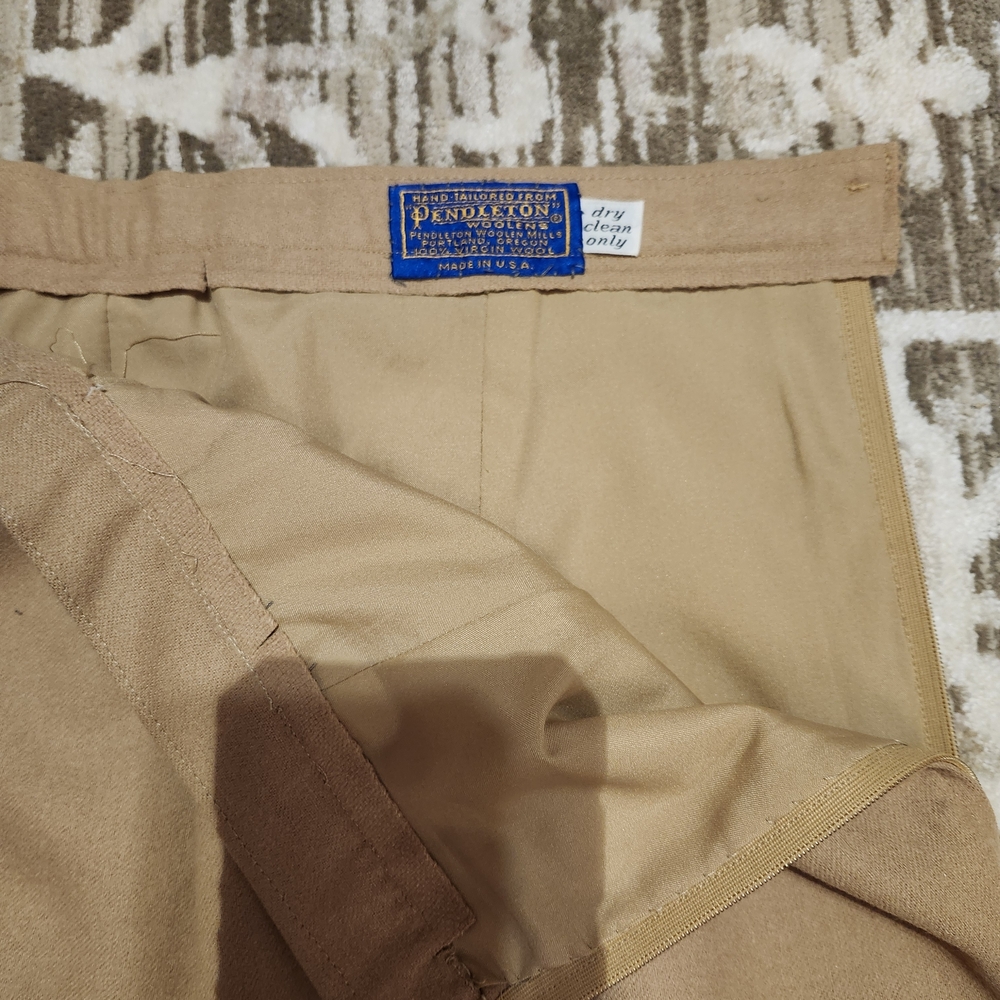 Pendleton Tan Wool Blend Blazer Jacket - image 6